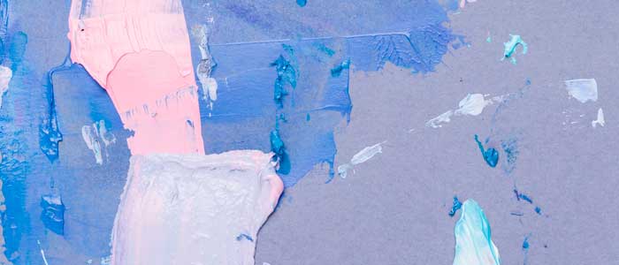 pintura acrilica sobre papel azul - texturas